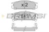 BREMSI BP2536 Brake Pad Set, disc brake